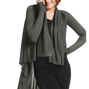 CAbi charcoal gray multi topper style 564